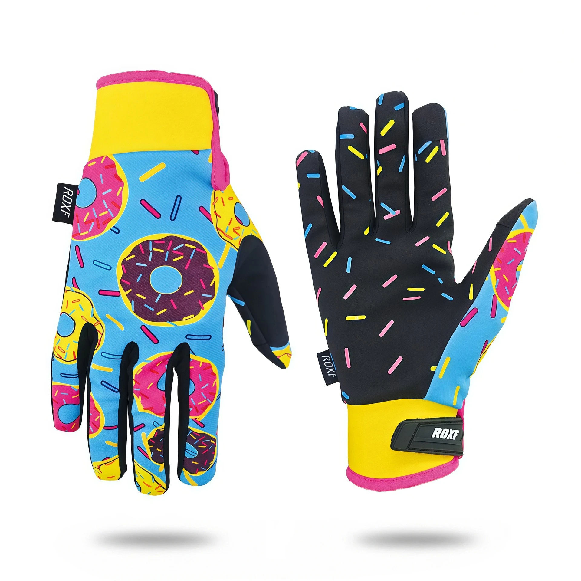 

Outdoor Sports Gloves Touch Screen Non-Slip Gloves for Motorcycle Cycling Hiking Downhill Fishing Donut Style Hand Protection