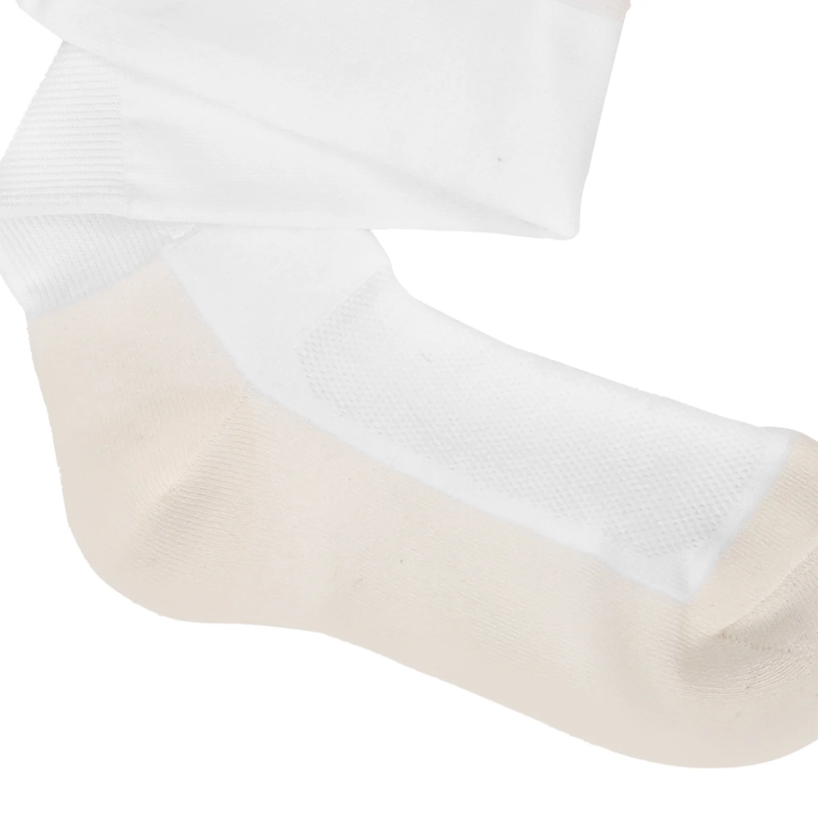 

1 Pair Thickened Fencing Knee High Sports Socks For Skiing Cycling Running Football White Tube Socks For Men Women Adults