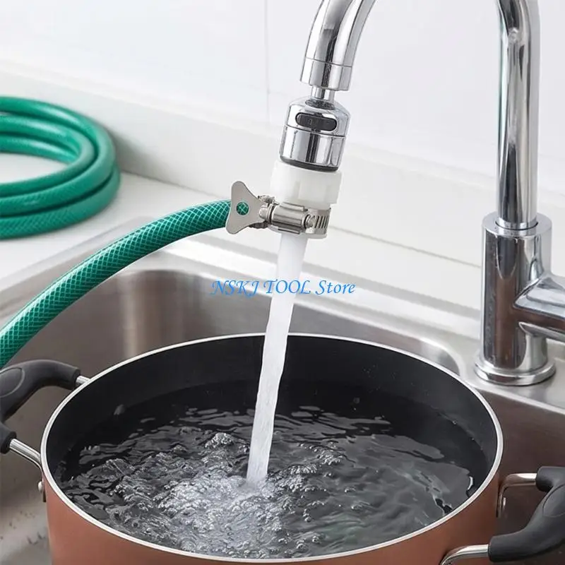 L8RC Universal Water Faucet Adapter Plastic Nonslip Quick Connecting Fitting Enduring