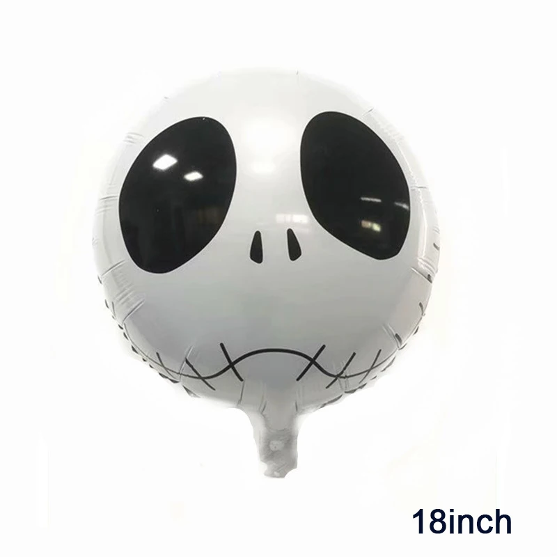 Decoración de fiesta de cumpleaños con temática de pesadilla antes de Navidad, juego de globos digitales de látex para Baby Shower, regalo para niño