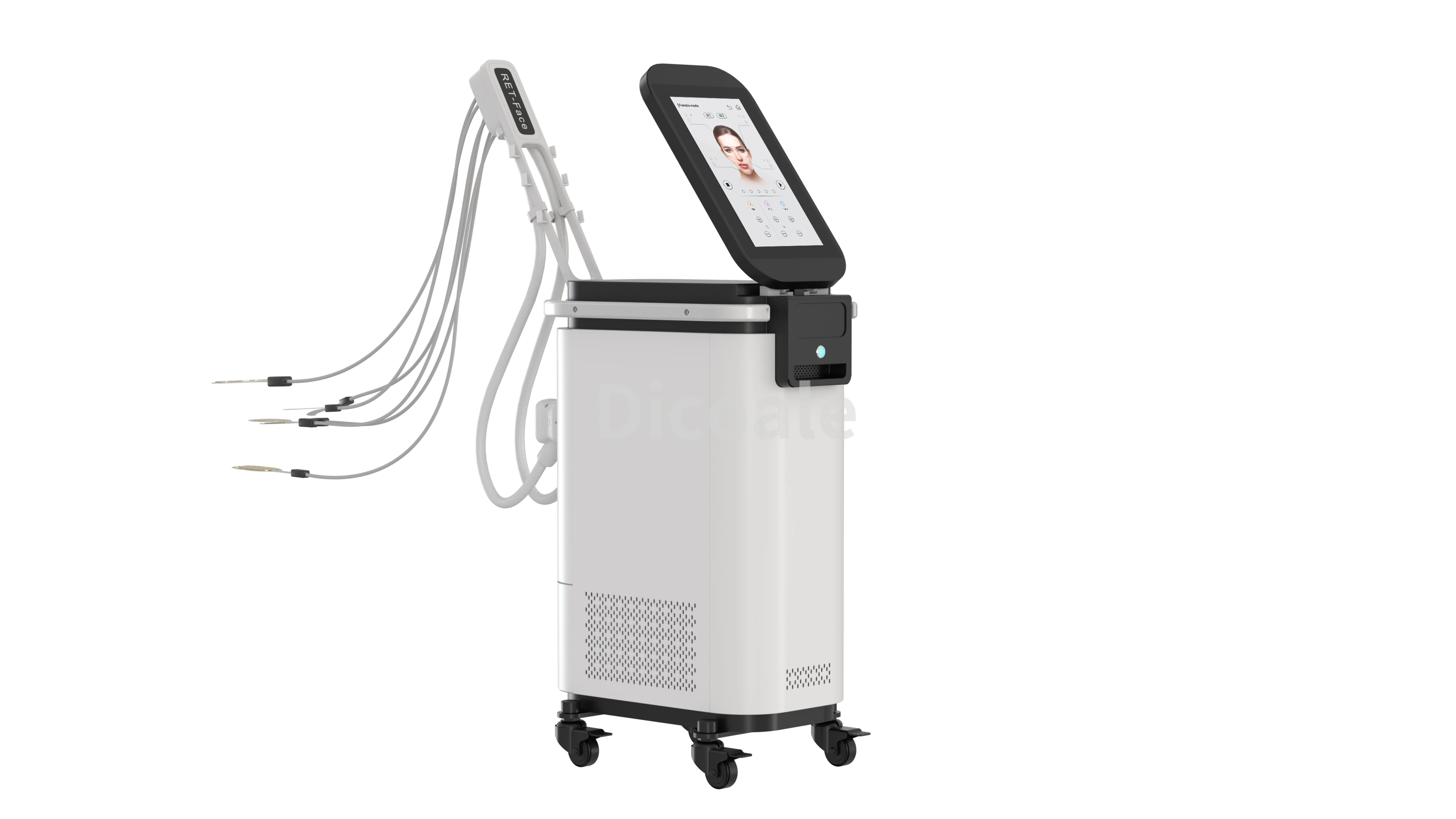 フェイス & ネックリフト,アンチエイジング,インチインチTFTスクリーン,フェイスケア,2024