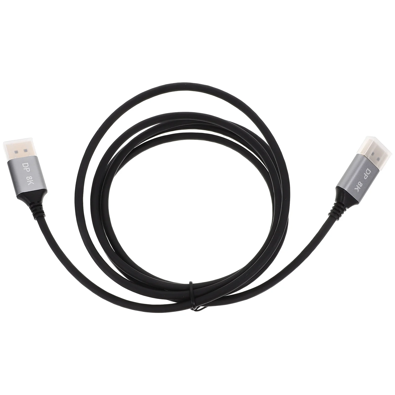 Kabel Display Port 2m Male to Male 8K 60Hz Ultra Tipis Transmisi Stabil untuk Aksesori Monitor Laptop PC Kabel Display Port