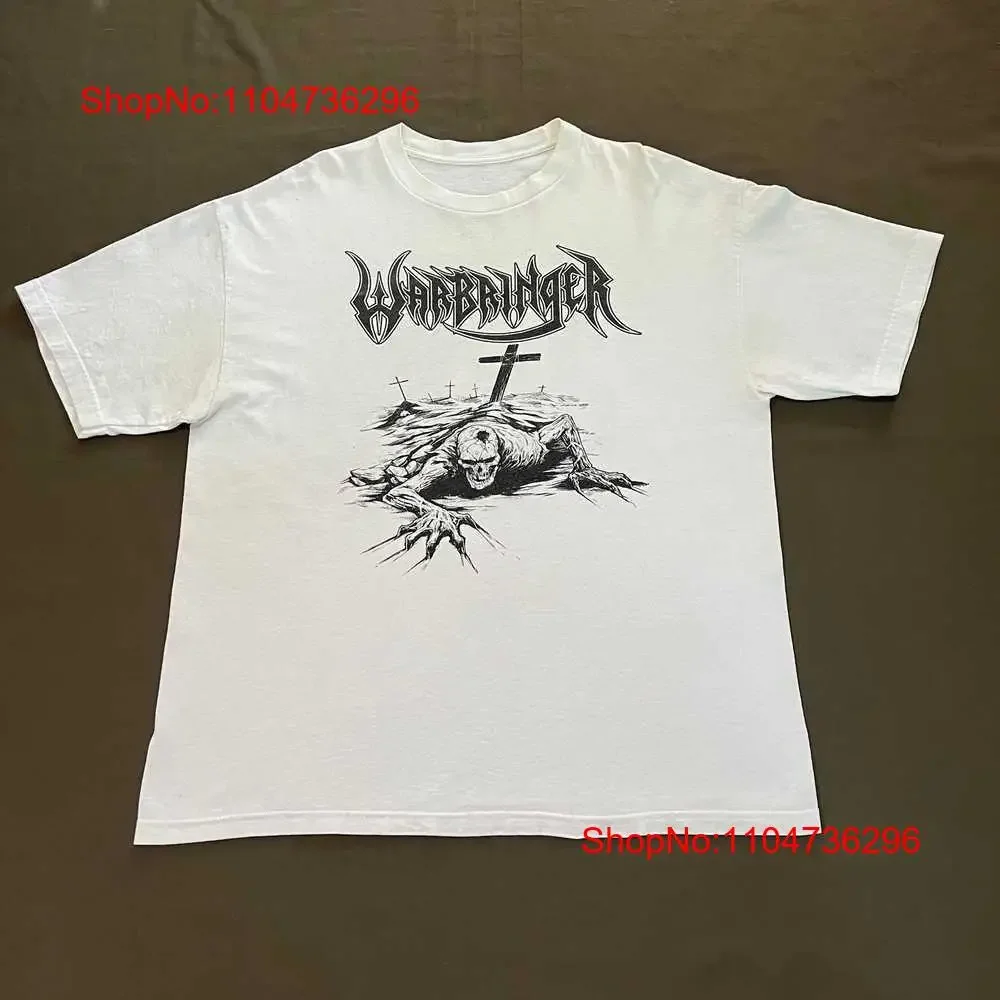 

Новая футболка Warbringer Band для фанатов S 5XL DN422 винтажный стираный топ для повседневной носки унисекс повседневная мода дышащая слегка