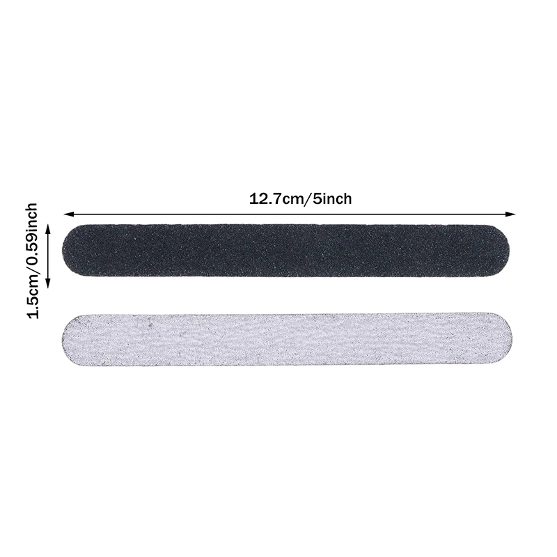 10 Pcs Professional Nail Files Sanding 100/180 Grit Buffer Double Side Nail Art Polish Tips Manicure Pedicure Care Tools