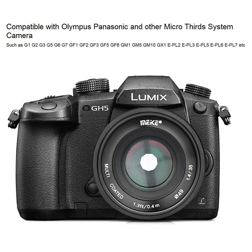 MEIKE 35mm F1.4 マニュアルフォーカス大口径レンズ APS-C オリンパスパナソニックマイクロフォーサーズ M4/3 システムミラーレスカメラ用