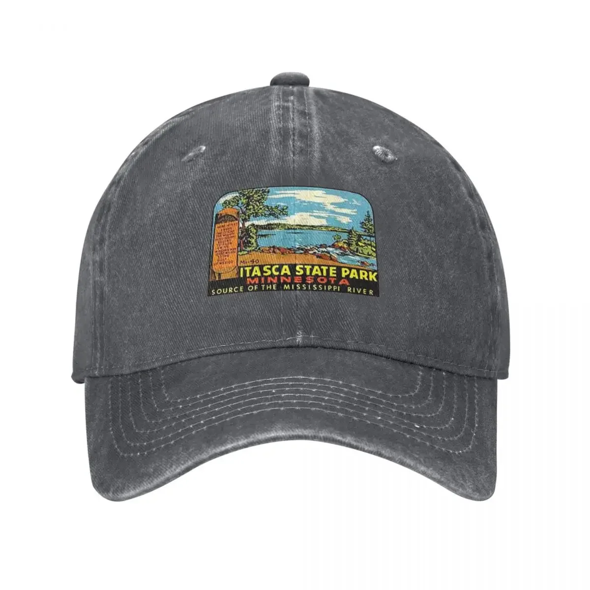 Gorra de béisbol del Parque Estatal de Itasca, protección UV, sombrero solar, gorra personalizada, sombrero de playa de marca de lujo, outlet de playa para mujer 2026, para hombre