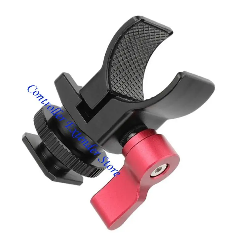 N84B Super Clamp Microphone أحذية بارد محول جبل ألومنيوم ملحق التثبيت