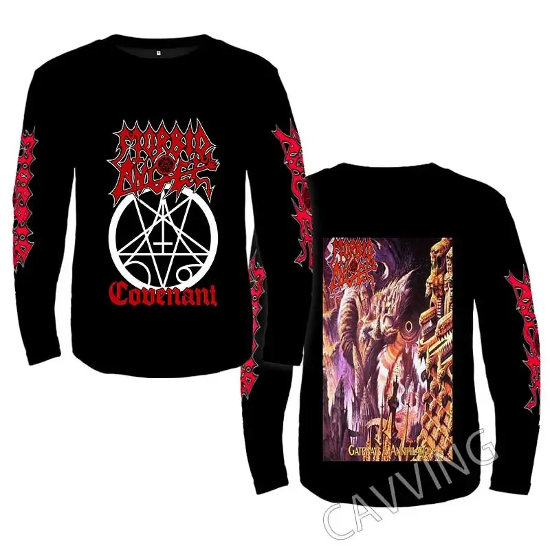 

New Fashion Printed Morbid Angel Crewneck Sweatshirt Gothic Top Harajuku Cotton Unisex Clothing Men Clothing CC2