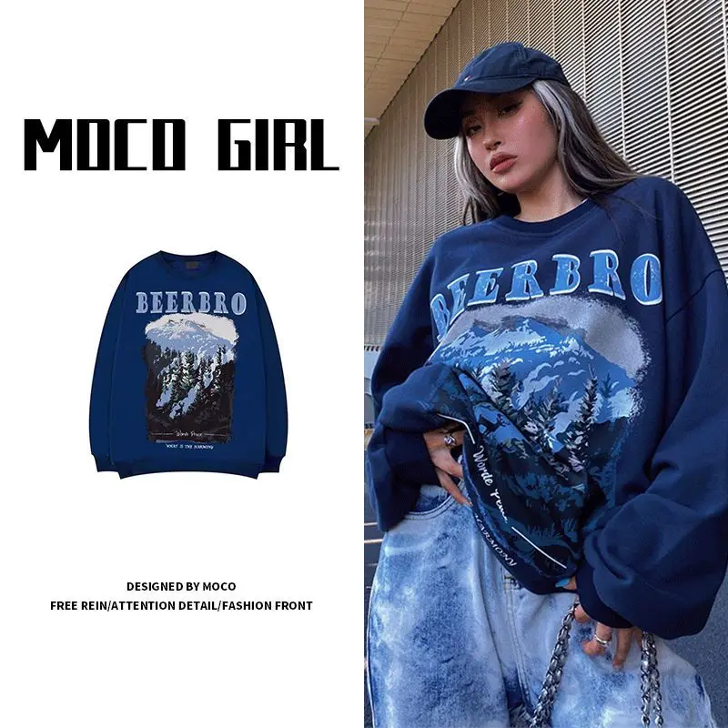 

Thicken Pullover Dark Print Women's Hip Hop Streetwear Harajuku Hoodie 2022 New Autumn And Winter Ins