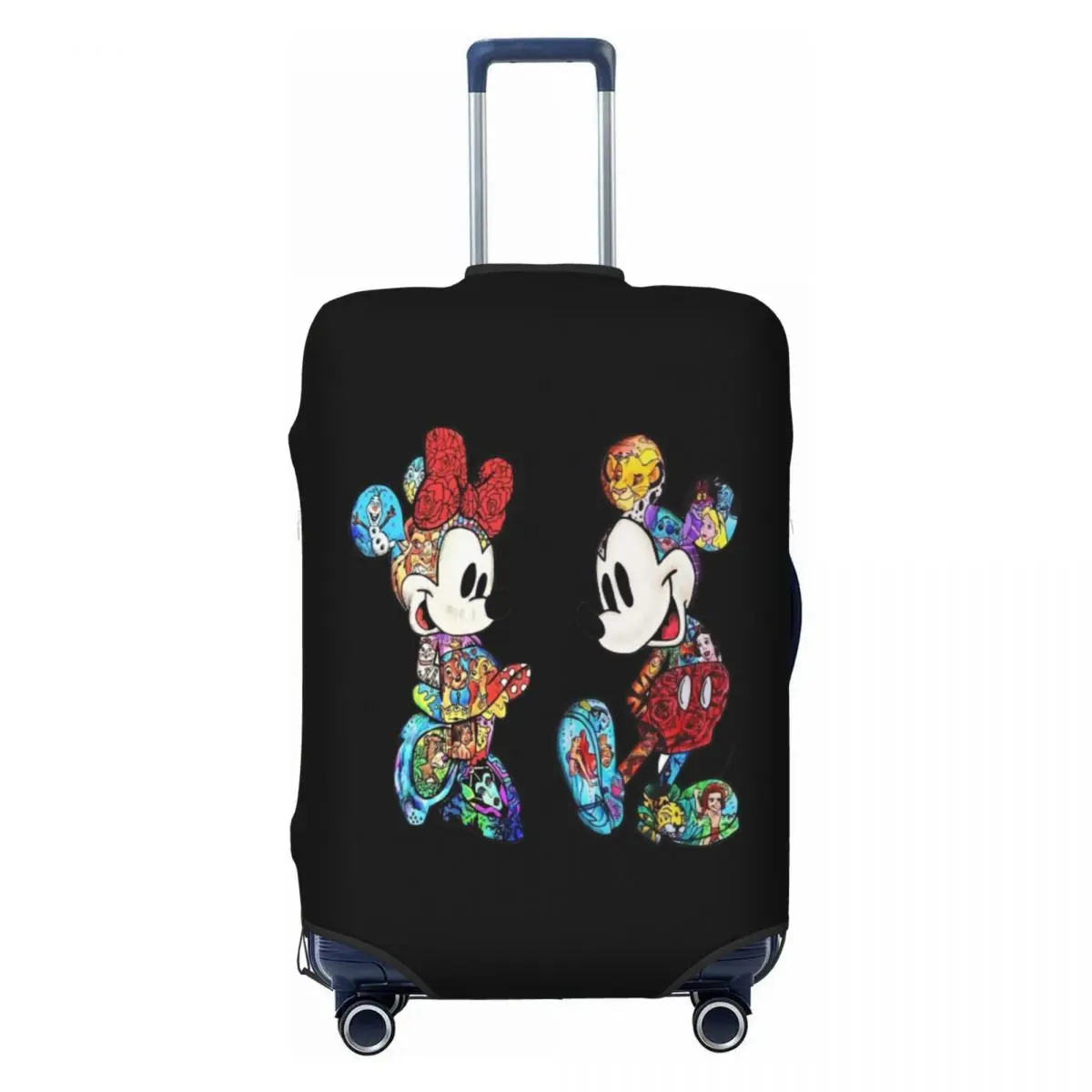 

Custom Mickey Mouse Anime Cartoon Travel Luggage Cover Elastic Suitcase Cover Protector Fit 18-32 Inch