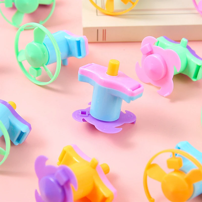Mini giroscopio giratorio de velocidad de torsión para niños, regalo de Navidad de 10 piezas, recuerdos de fiesta de cumpleaños, recompensas de aula