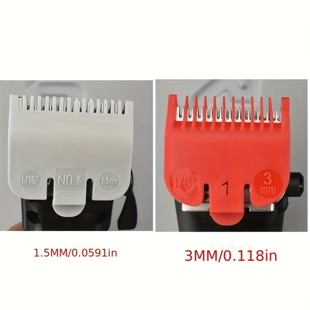 3-Piece Set of Hair Cutting Guide Combs, Salon Hair Clipper Accessories Positioning Combs, Hair Styling Caliper Combs, Hairdressing Tool Accessories - view 2