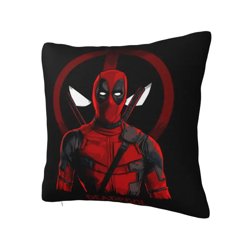 Custom Luxury Deadpool Cushion Cover 45*45 cm Soft Throw Pillow Case Bedroom Decoration Bedding Sofa Pillowcase