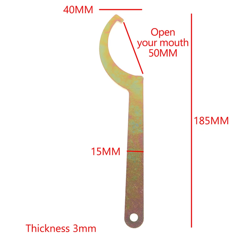 1 Piece Motorcycle Accessories Spring Adjuster Wrench Tools Shock Absorber Suspension Hand Tool Hook