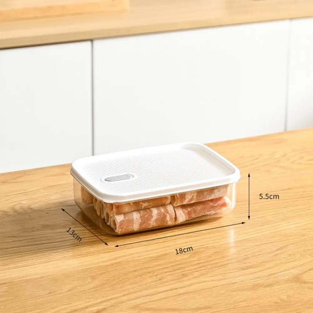 صناديق تخزين الثلاجة ذات التصميم المختوم، صناديق تخزين الطعام الخالية من مادة BPA، صناديق تخزين الوجبات الخفيفة على طراز كريمي
