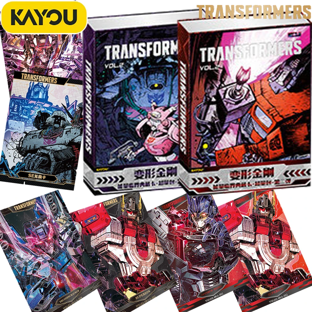 tarjetas-coleccionables-originales-kayou-transformers-peliculas-animadas-clasicos-populares-accesorios-de-alta-calidad-juguete-de-regalo
