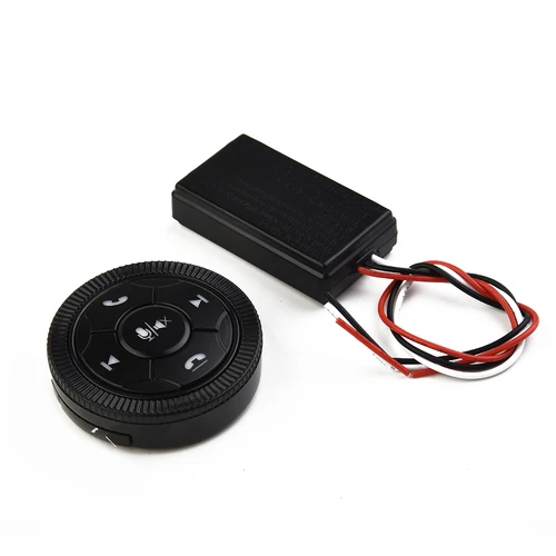 Botón de Control inalámbrico para volante de coche, 7 teclas, para Radio de coche, GPS, DVD, Vol +/-Bluetooth, unidad principal de navegación Multimedia para teléfono