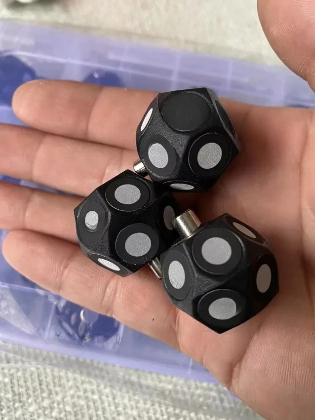 Magnetic marking hexagonal sphere 1 3D scanner target positioning reflective marking point