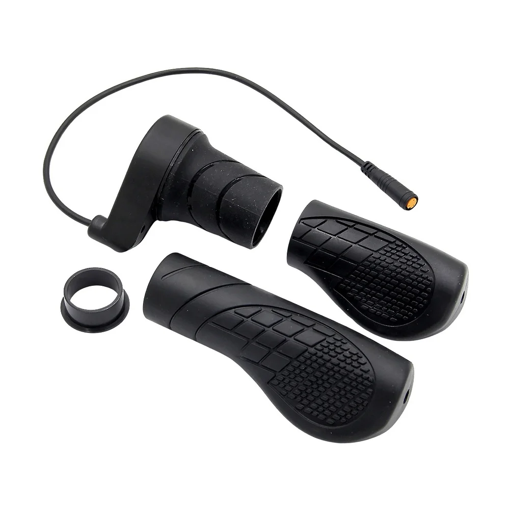 Half Twist Throttle for E-Bike E-Scooter Motorcycle Compatible Waterproof Connector Design Plastic Construction