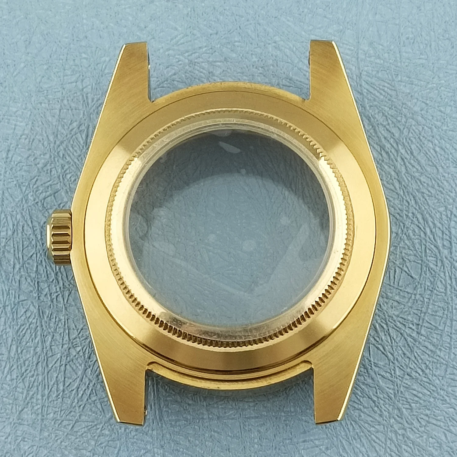 

36mm 40mm Watch Case Polish Brush Sapphire Glass For NH35 NH36 Movement