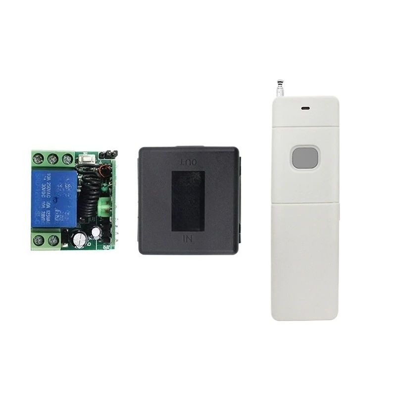 12V DC Single Channel Wireless Remote Control Switch for LED Light Access Lock Motor Long Distance Control Module