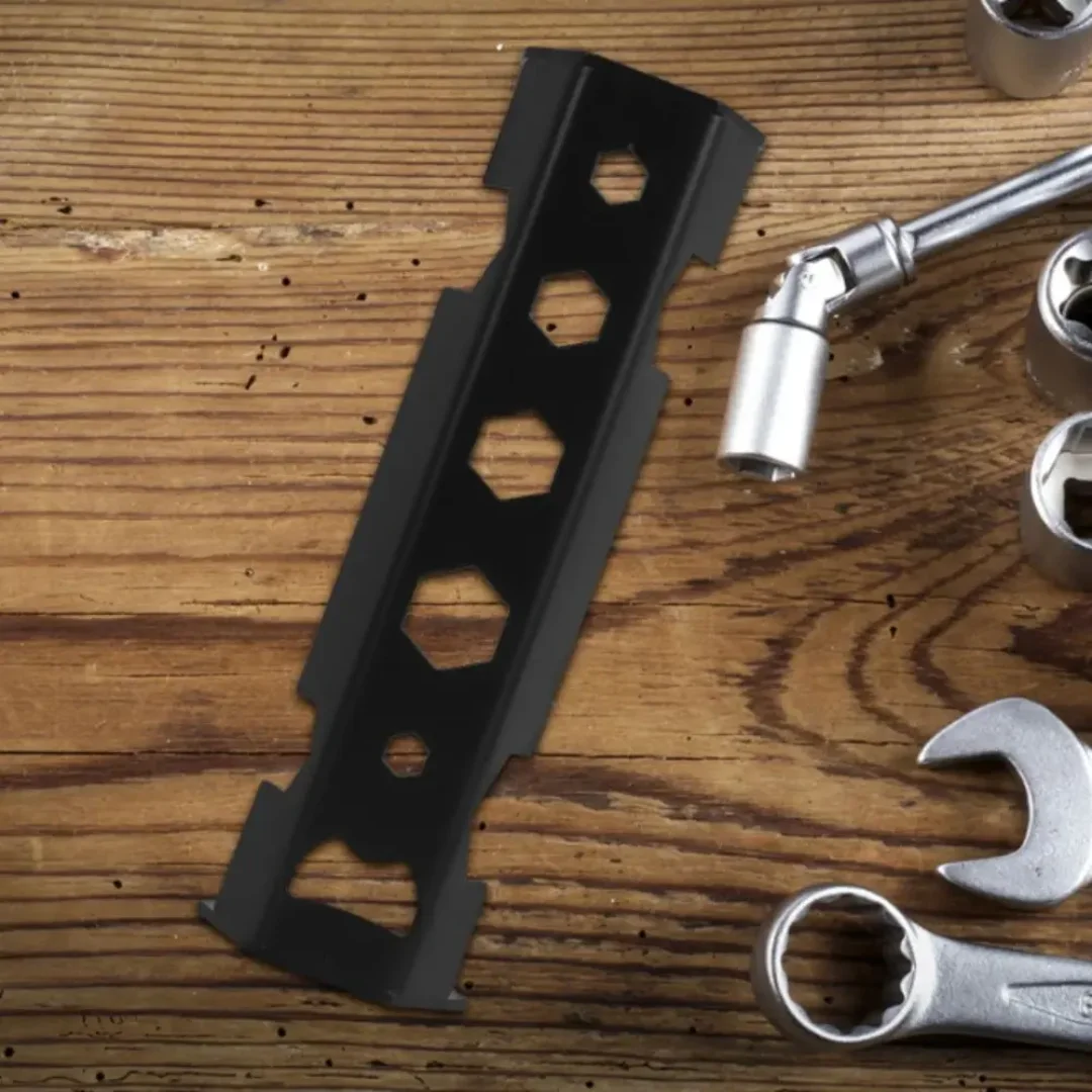 Multi-Functional Sanitary Wrench Iron Material Pelvic Floor Leading Faucet Wrench Double-End Sleeve Disassembly Sink Wrench