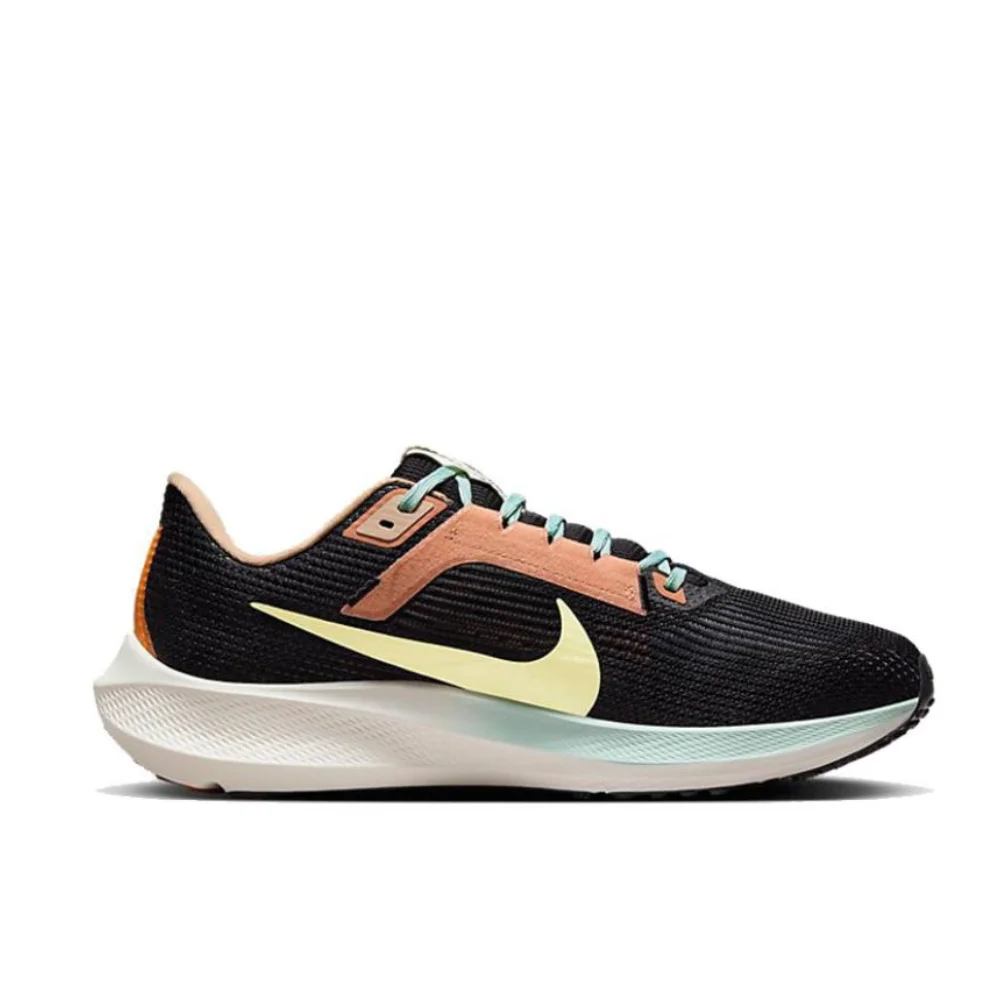 Nike Air Zoom Pegasus 40 Low dos homens e das mulheres Sneakers outono leve amortecimento tênis de corrida confortável preto e marrom