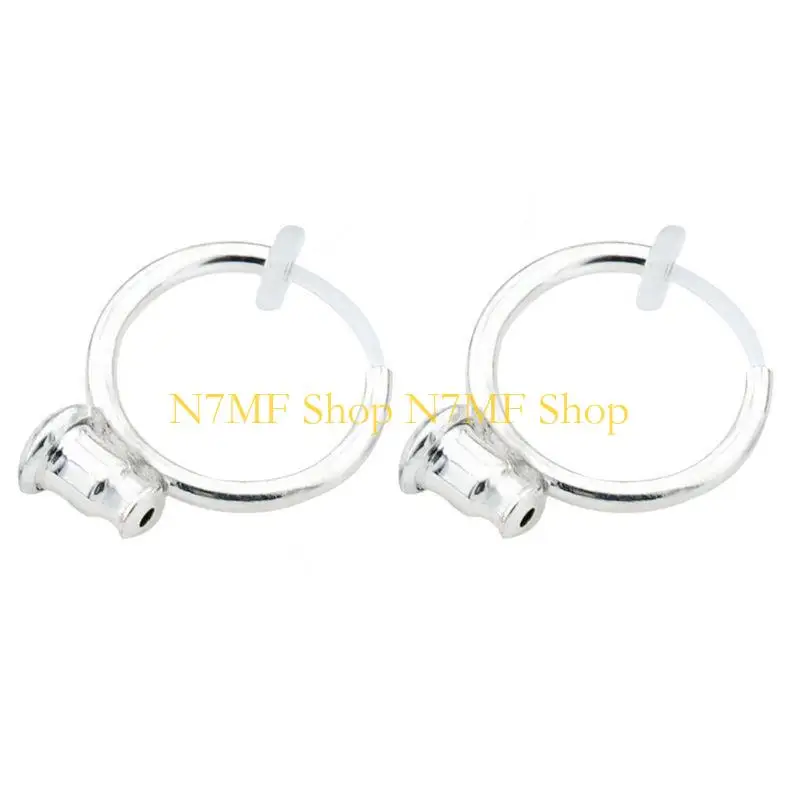 

N7MF Ear Clip Female Ear Clip No Pierced Ears Earring to Ear Clip Converter