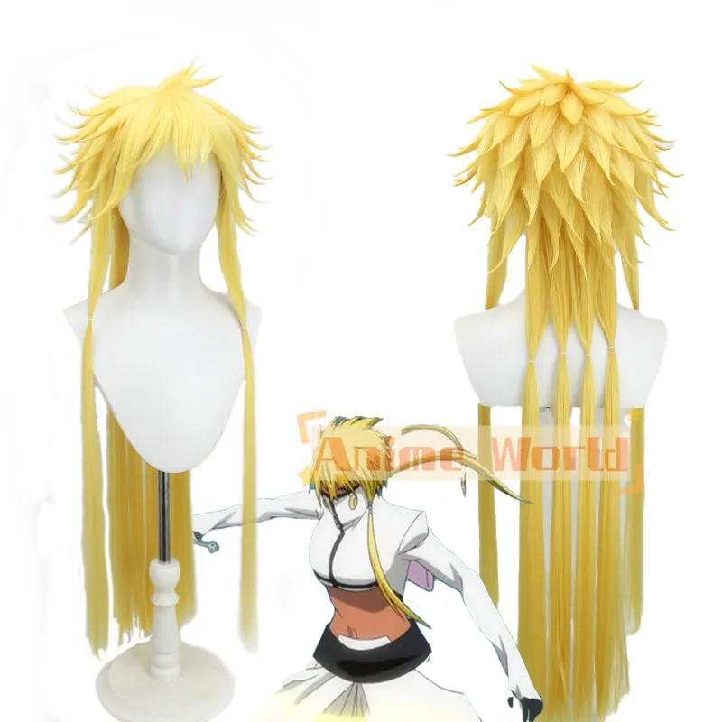 Peluca de Cosplay de Anime Tier Harribel, accesorios para fiesta de Carnaval y Halloween, pelo sintético, fibra resistente al calor + gorro de peluca