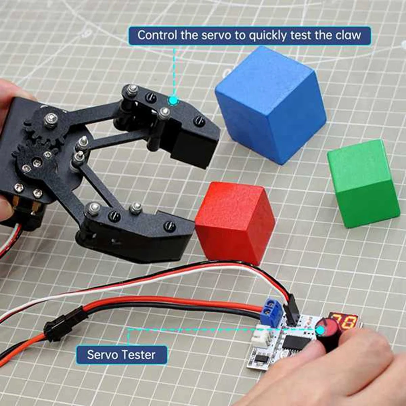 

Metal Mechanical Claw Metal Mechanical Claw Robotic Gripper Digital Servo Alloy Big Claw Arm Manipulator Robot Diy Maker