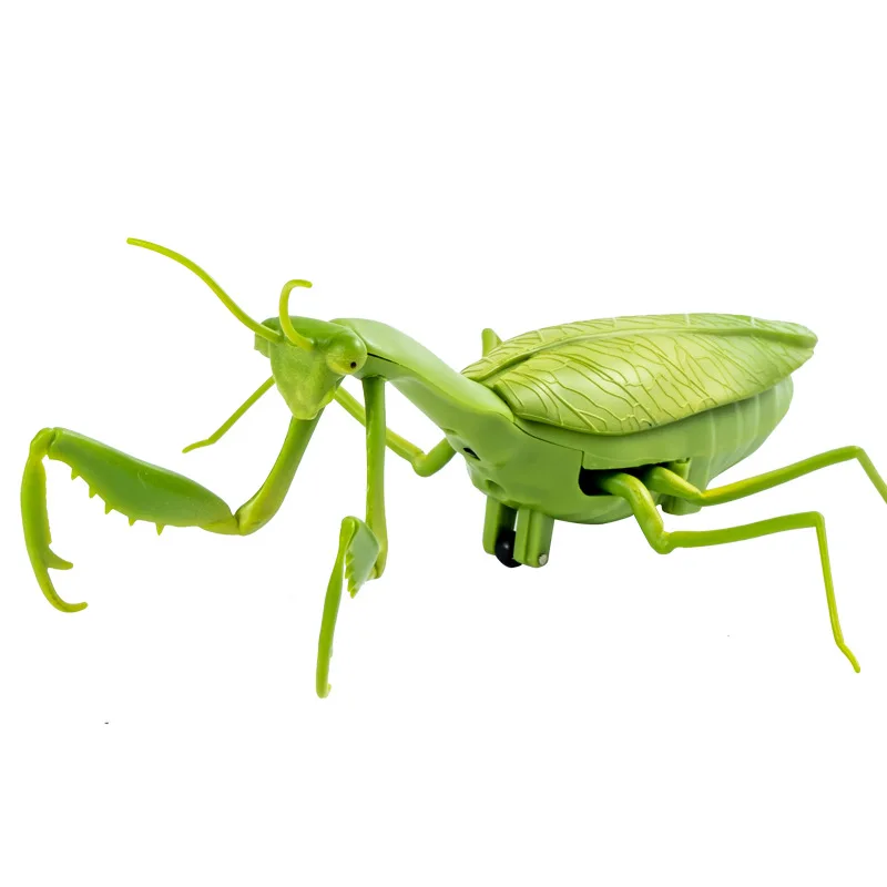 Jouet d'insecte de farce de mante de prière infrarouge de télécommande électrique simulée avec des lumières, cadeau de jouet drôle d'Halloween pour enfants, XT244