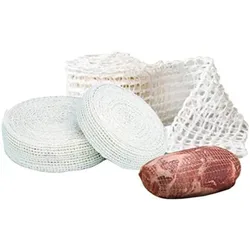 3m Cotton Meat Net Roll, Elastic Meat Ham Net Hemp Rope Net Roll Wrapping Net, Beef Net Roll for Meat Cooking Sausage Making