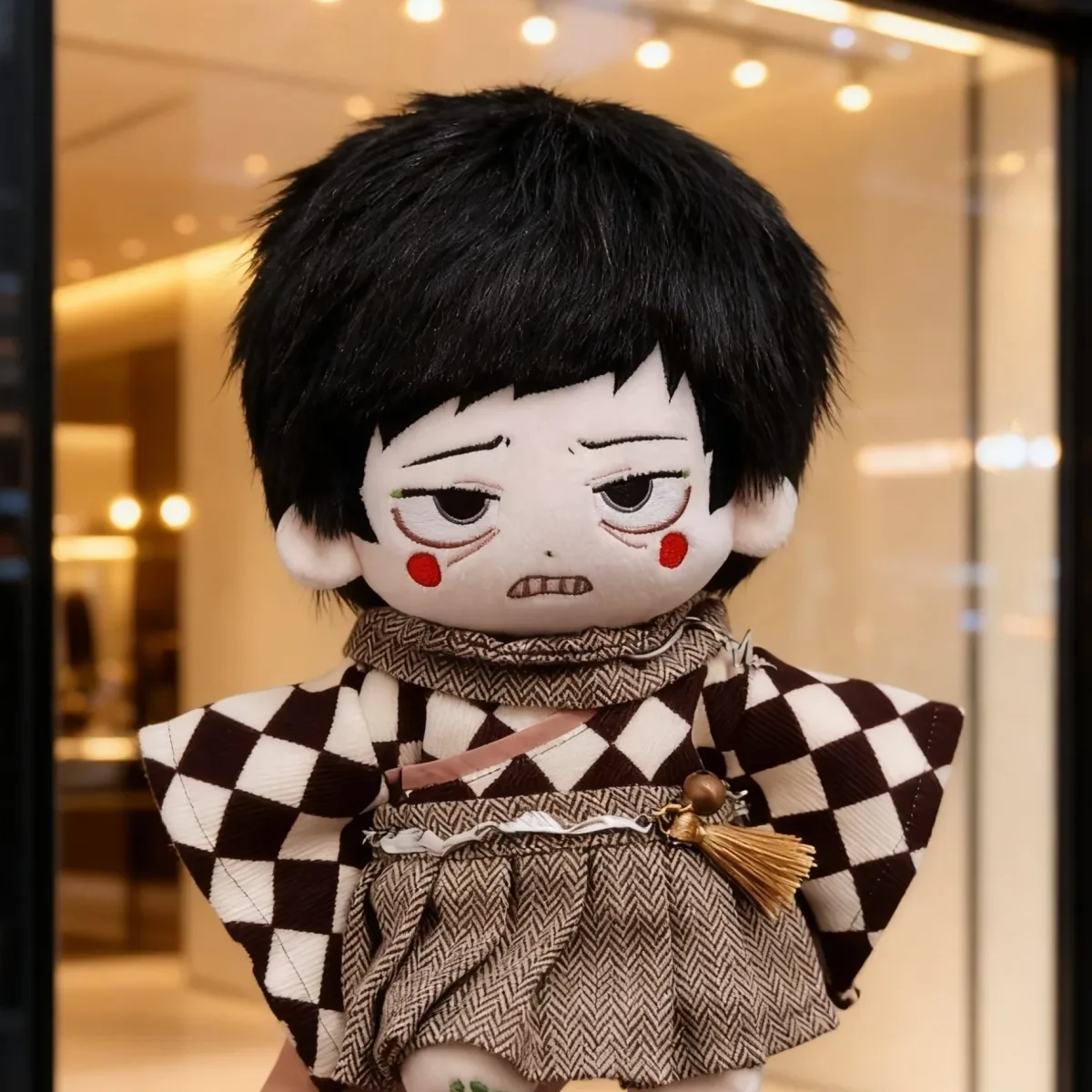 

20 см аниме Mob Psycho 100 Ekb Mob Reigen Arataka плюшевый косплей одеваются хлопковая кукла игрушка подарки коллекция фанатов