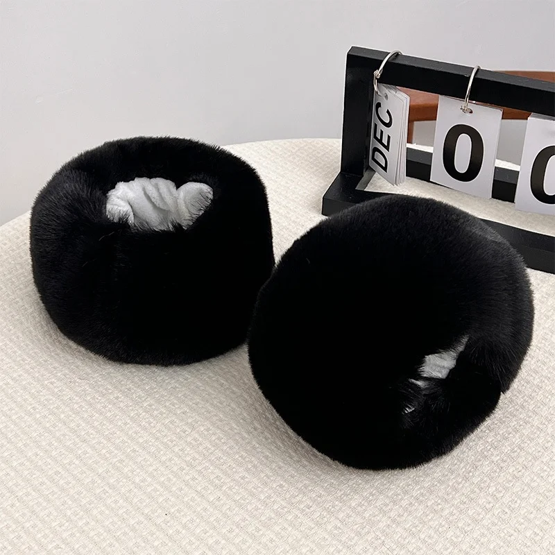 تدفئة المعصم للبالغين، تدفئة ذراع عيد الميلاد، أكمام دافئة من فراء الأرنب الصناعي، قفازات قطيفة، واقيات معصم متعددة الاستخدامات وأنيقة