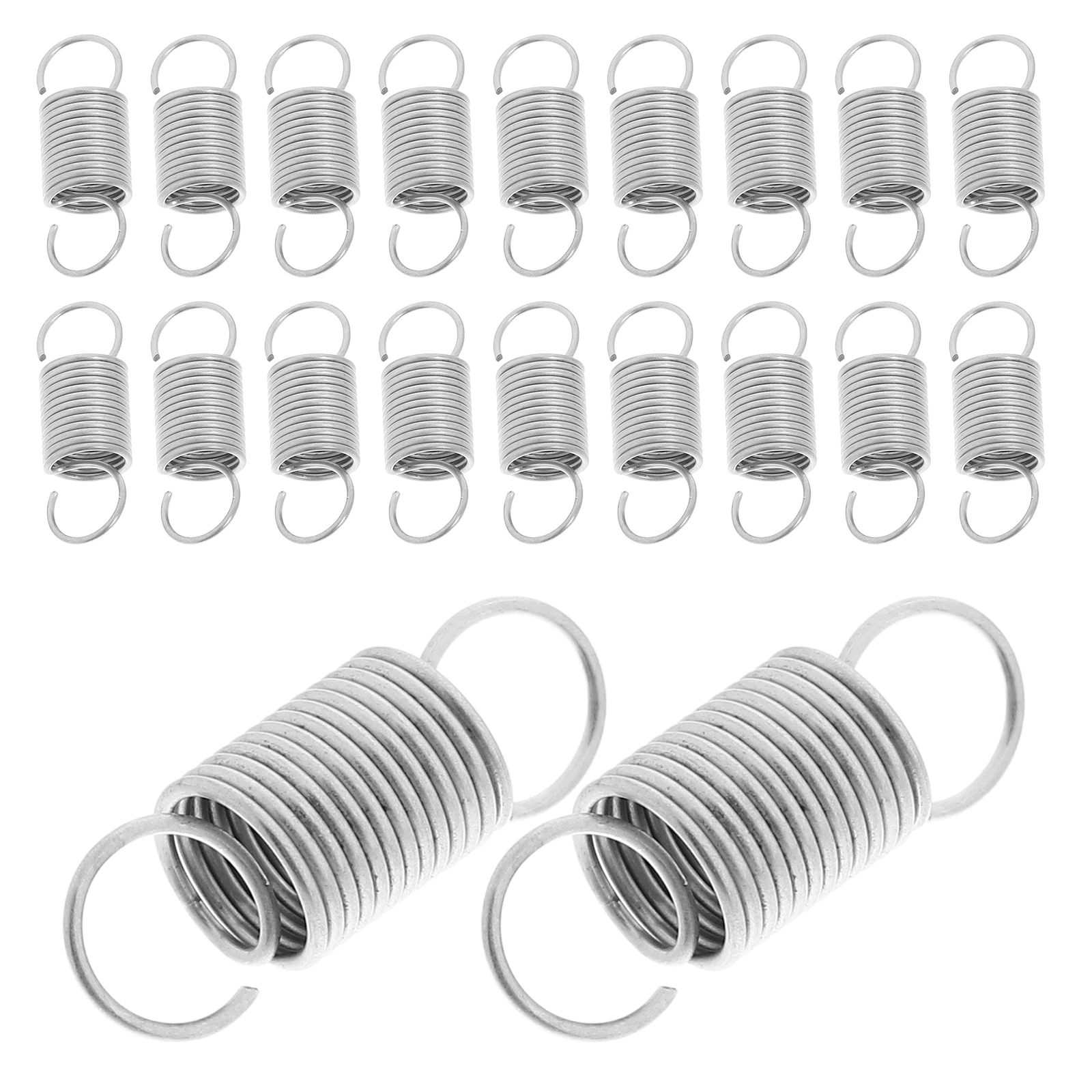 

20 Pcs Spring Stainless Steel Extension Hook Gym Hanger Hanging Chair Precision