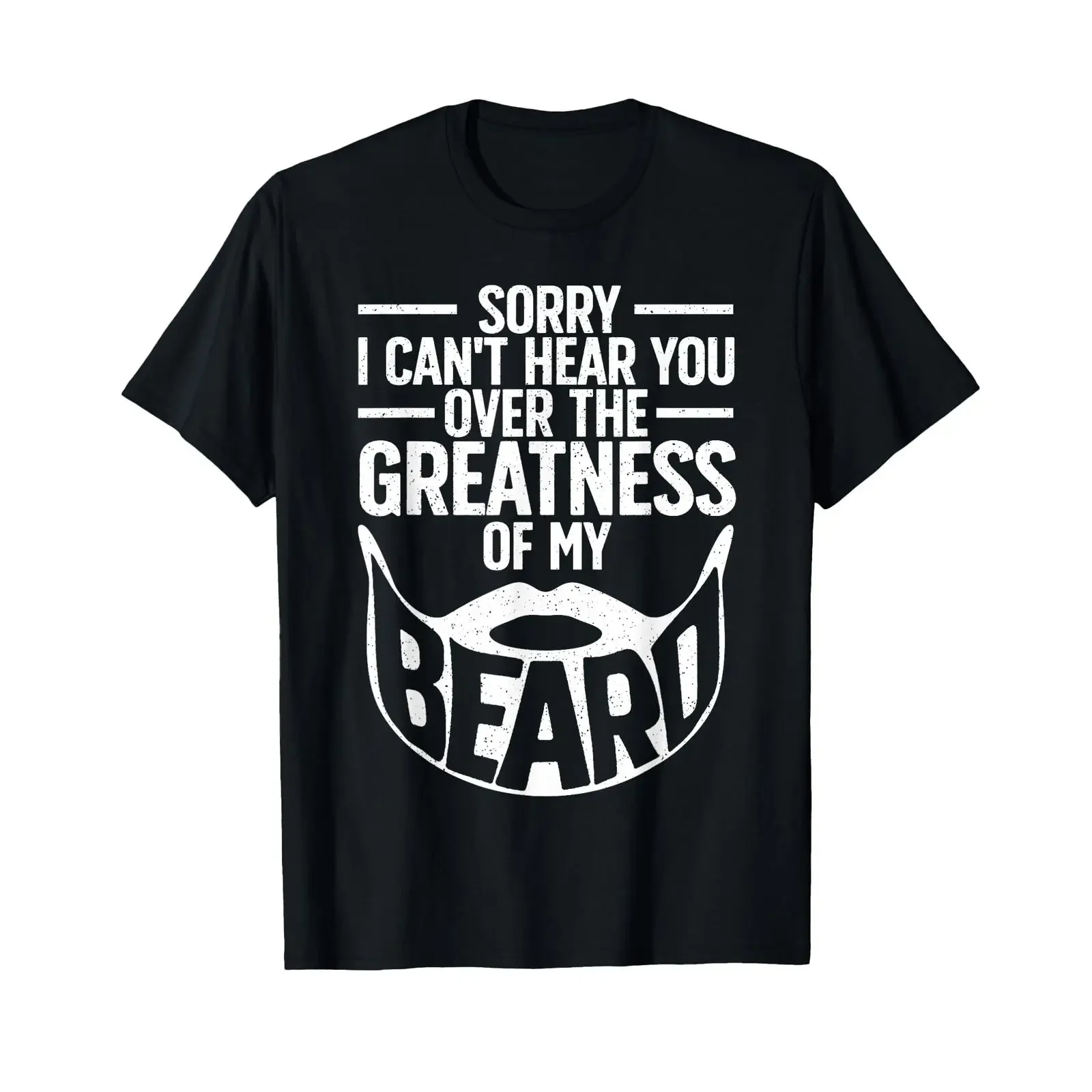 Funny Beard Design for Bearded Men Facial Hair Whisker Lover T Shirt vintage Washed fashion Comfortable streetwear Versatile
