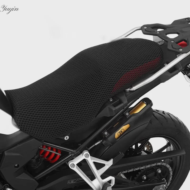 

Motorcycle 3D Mesh Fabric Anti-skid Pad Scooter Seat Cover Electric Cushion Bike Seat Breathable Cover Summer Covers New