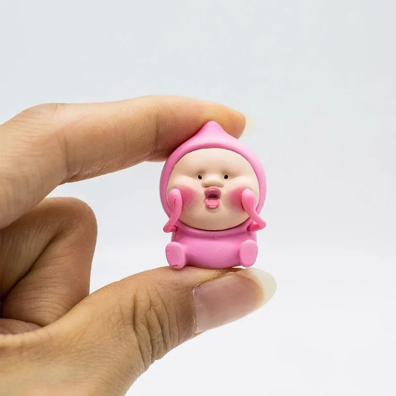 Japan Forest Dwarf Elf Kobito Doll Figures Blind Box Creative Peach Figurine Kobitos Kawaii Collection Ornaments Children Gifts