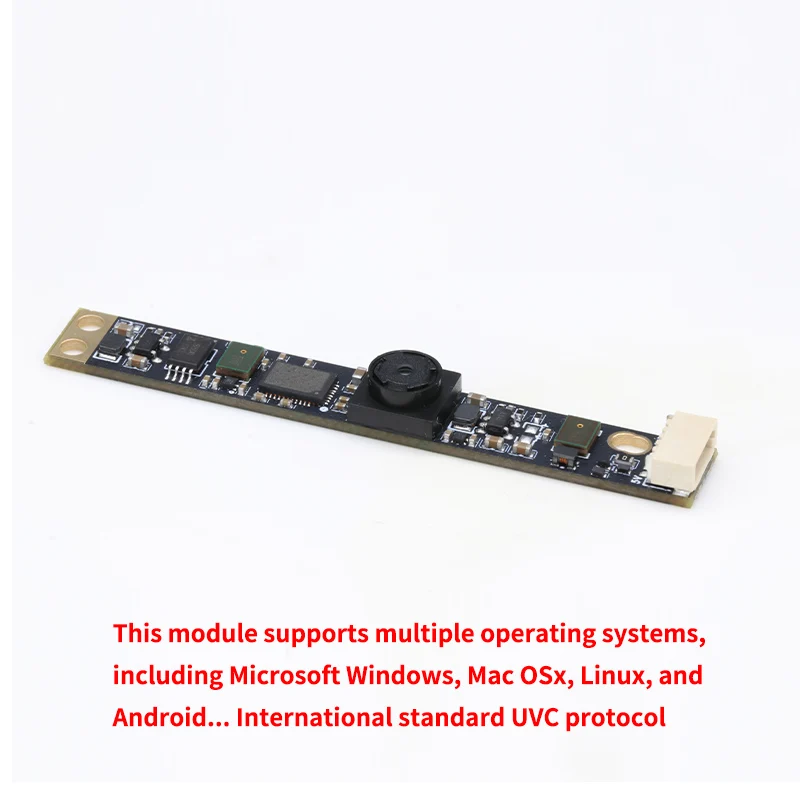 Modulo telecamera USB da 5 MP grandangolare da 65 gradi 2592X1944 con messa a fuoco fissa gratuita per il monitoraggio della sicurezza