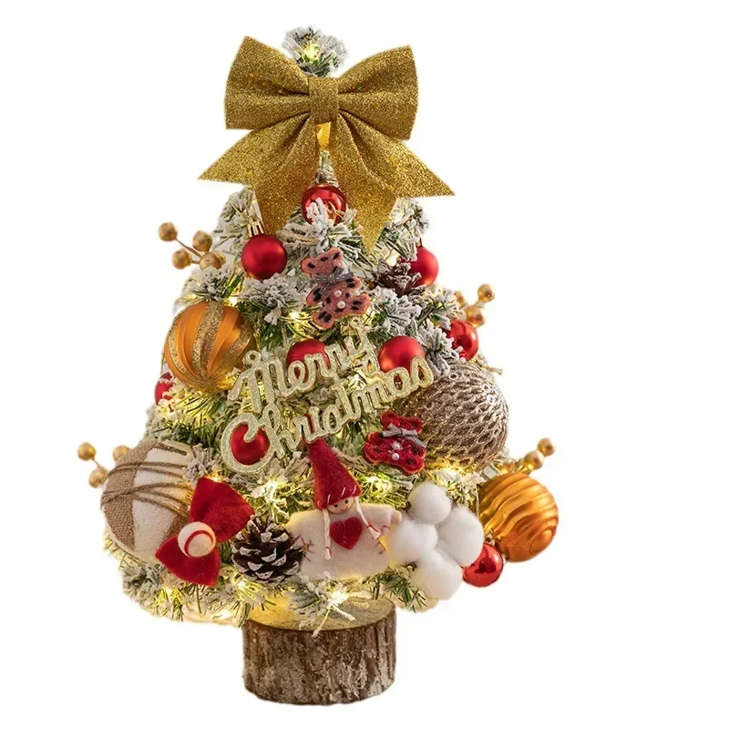 

45/60 см имитация дома Рождественская елка Рождественские настольные украшения Рождественская елка настольные украшения мини-украшение