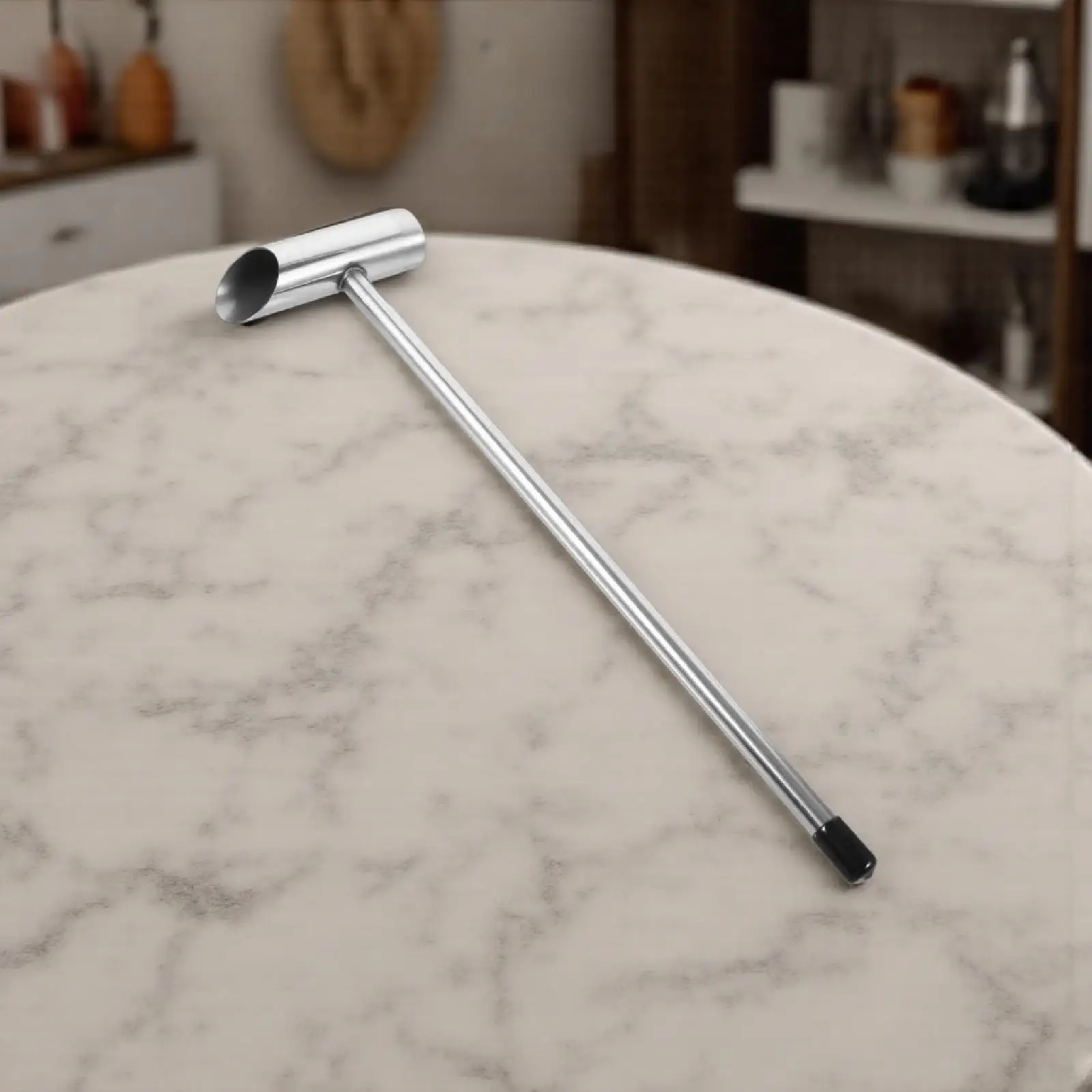 

Marshmallow Scoop Stainless Steel Sugar Spoon Durable Long Handle Comfortable Ergonomic Marshmallow Machine Part Kitchen Food