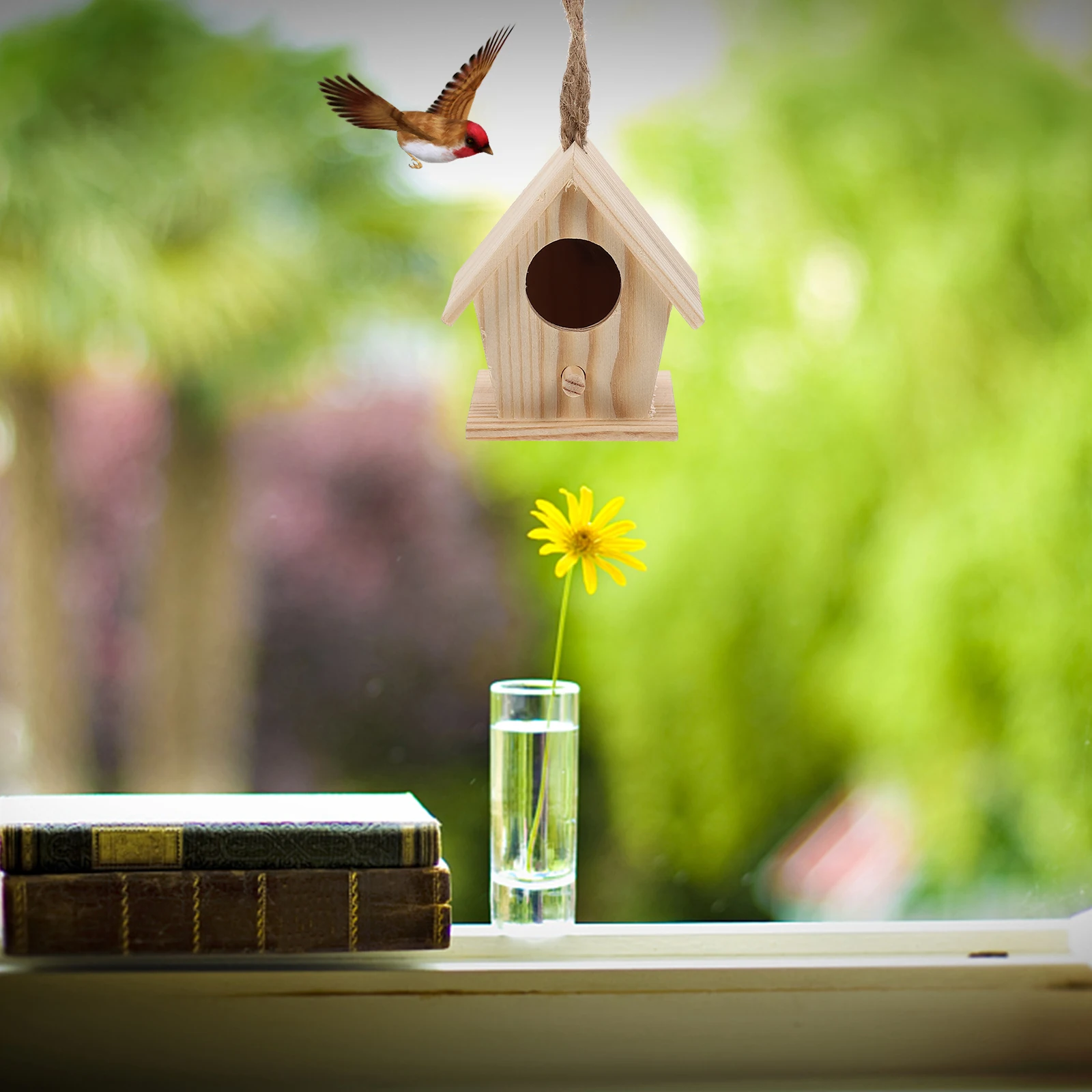 

Artificial Bird Nest Decor Home Gardening Decoration Creative Props Simulated Birdhouse nament Easter Party Favor Handmade Craft