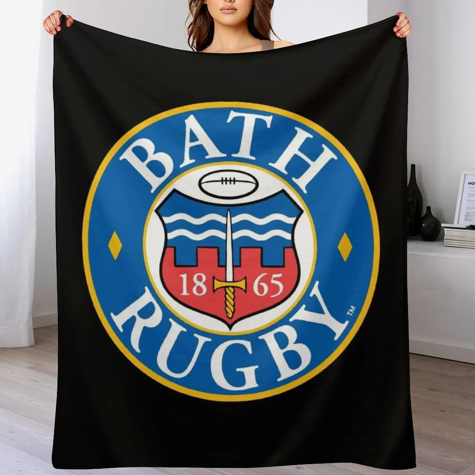 

Bath Rugby Logo Throw Blanket