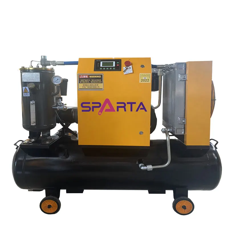 Professional 90CFM 20HP Air Compressors AC Power Silent Screw Type 2-in-1 Compressor Machine
