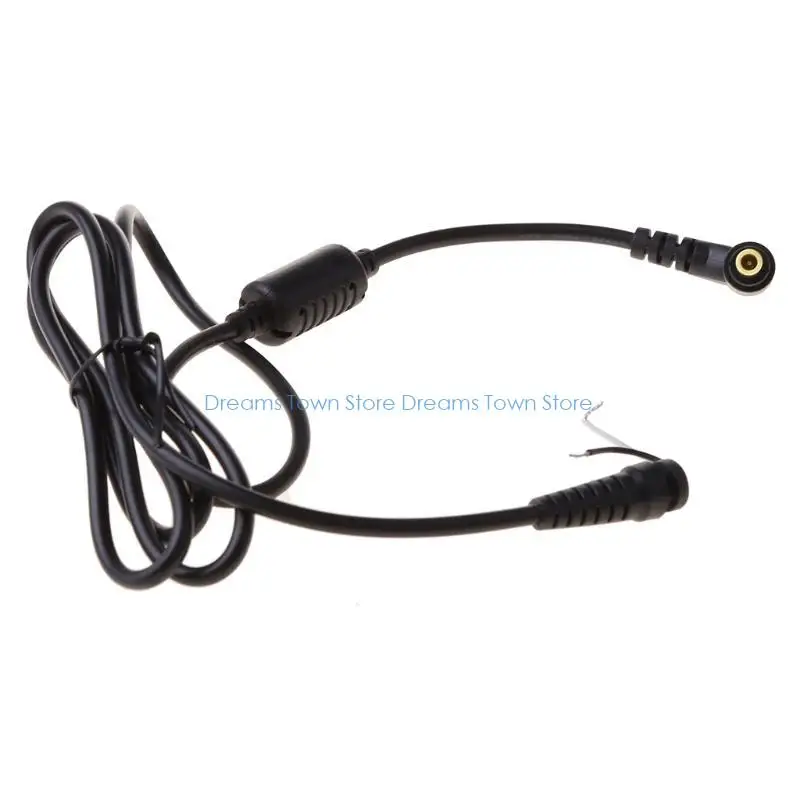 HX6A L Shaped Power Male Plug to Bare Wire Open End Pigtail Power Cable C