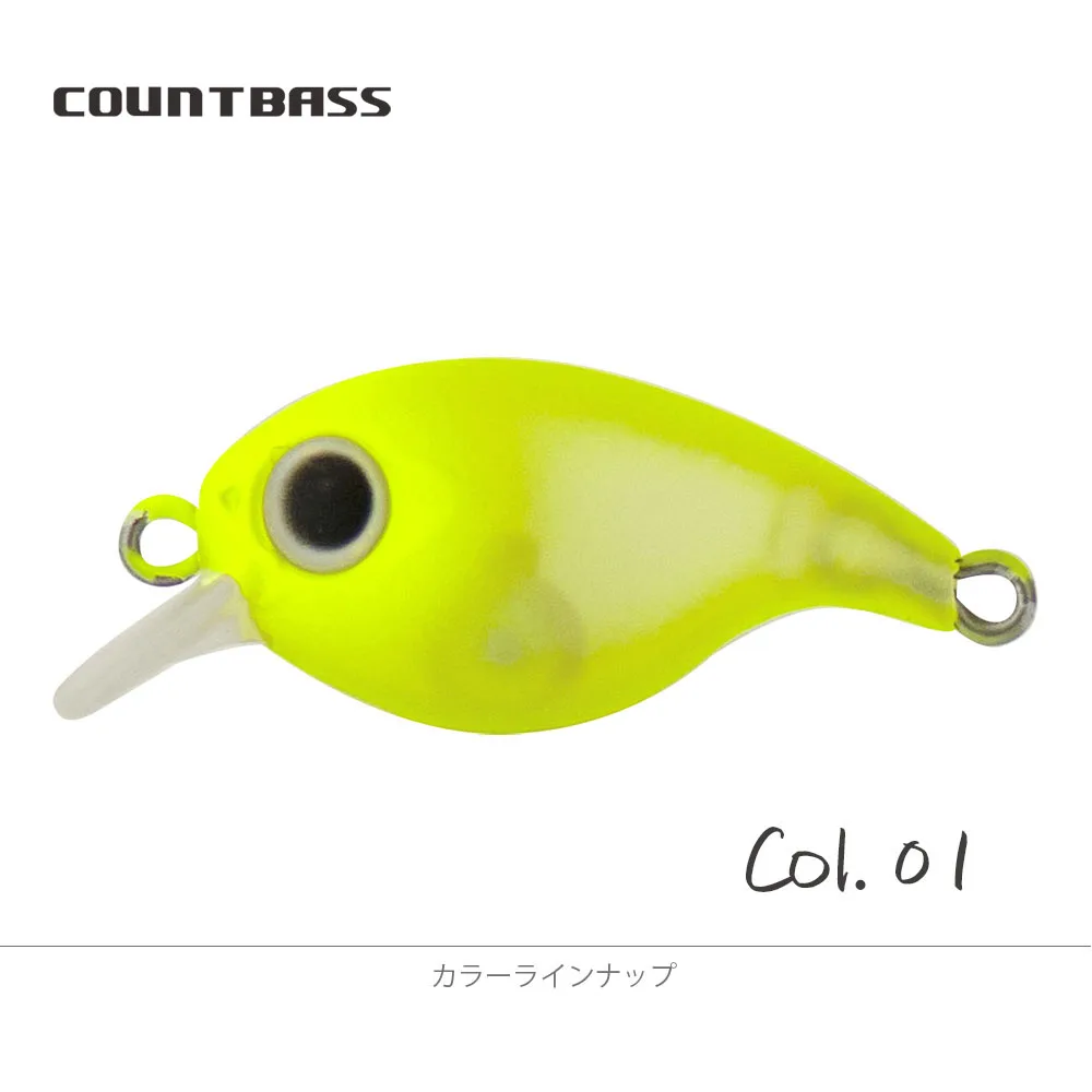 COUNTBASS 28mm 1-1/8" 1,7g 1/16 oz. Schwimmende Wobbler, Forellenangeln, Kunststoff, harter Köder, Köder, Wobbler, Barsch, Leurre-Anglerköder – Detail 13