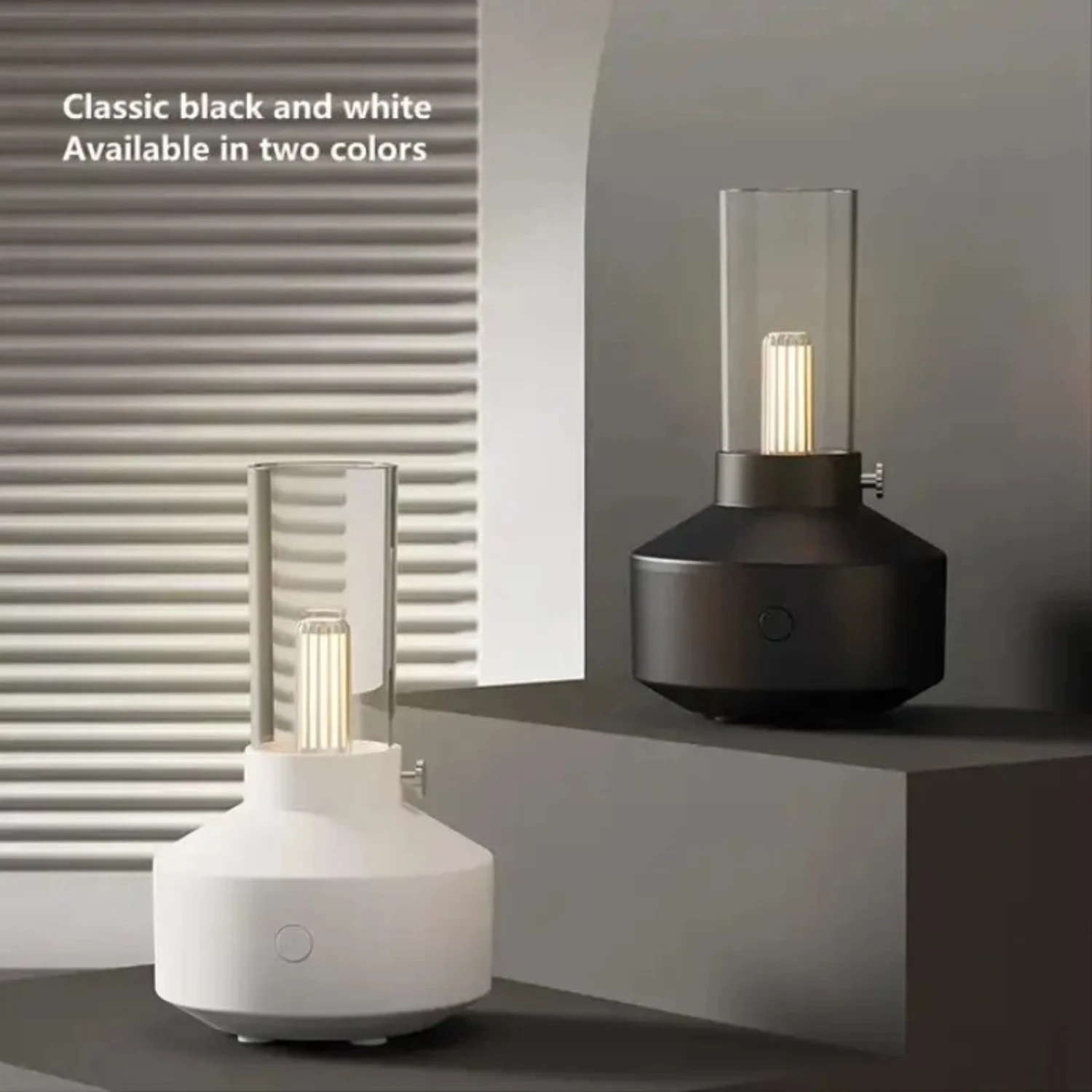 Enhance Your Relaxation Experience with this Portable Compact Ultrasonic Essential Oil Diffuser - Relaxing Candle Light Shape - 