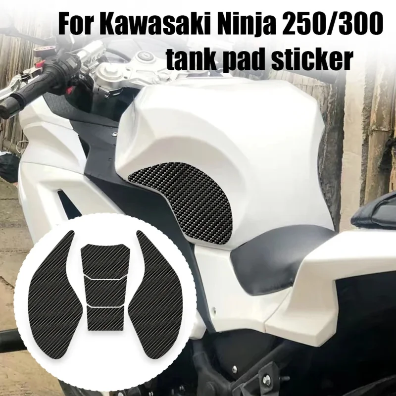 

For Kawasaki Ninja 250/300 Fuel Tank Non-Slip Sticker 3D Protection Motorcycle Accessories Motorcycle Stickers
