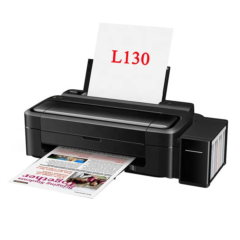 Easy to use 4 Colors Inkjet Printer for A4 Format L130 Printing Designs