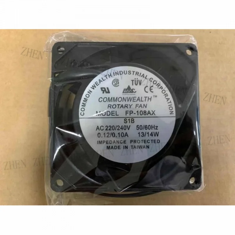 Y 1pcs 80*80*25mm 2Wire FOR  cooling FP-108AX S1B AC220V/240V 0.12/0.10A